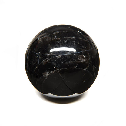 [鑑別付]モリオン 丸玉 52.2mm #RJ232