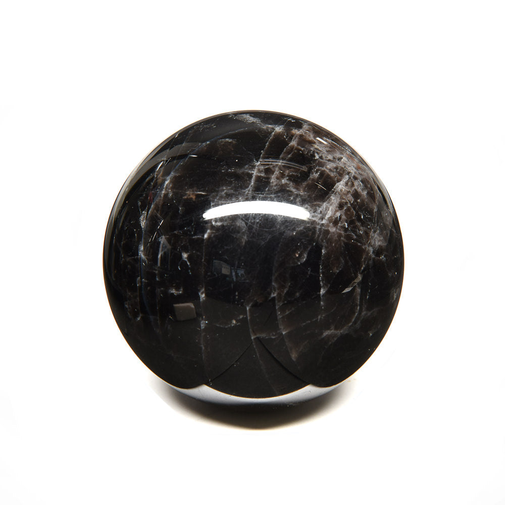 [鑑別付]モリオン 丸玉 52.2mm #RJ232