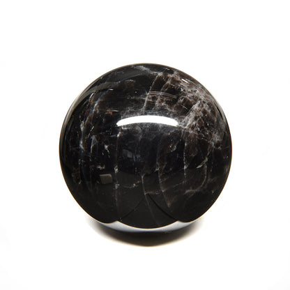 [鑑別付]モリオン 丸玉 52.2mm #RJ232