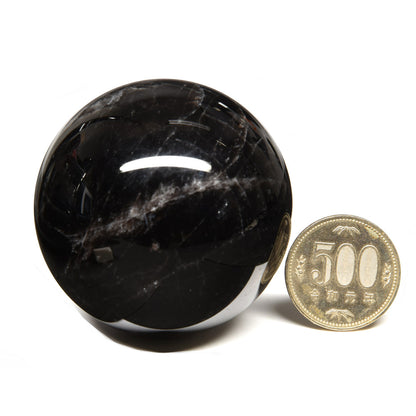 [鑑別付]スターモリオン 丸玉 57.7mm #RJ234