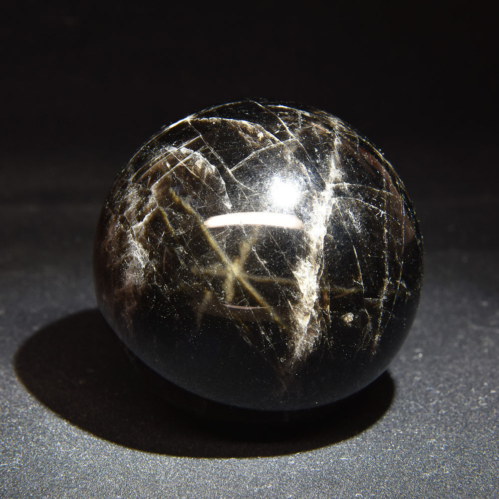 [鑑別付]スターモリオン 丸玉 57.7mm #RJ234