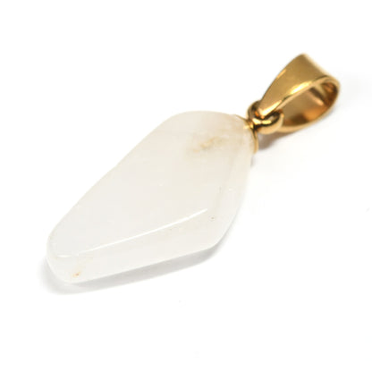 奈良県産 飛鳥桜水晶 ペンダントトップ 24x8.5x4.5mm #RJ237