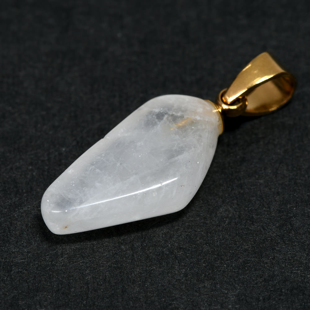 奈良県産 飛鳥桜水晶 ペンダントトップ 24x8.5x4.5mm #RJ237