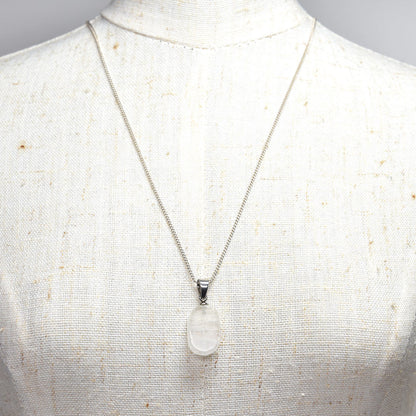 奈良県産 飛鳥桜水晶 ペンダントトップ 22x9.5x5.5mm #RJ238