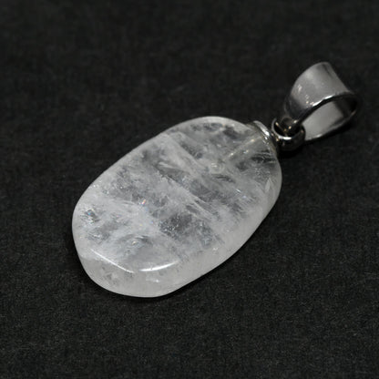 奈良県産 飛鳥桜水晶 ペンダントトップ 22x9.5x5.5mm #RJ238