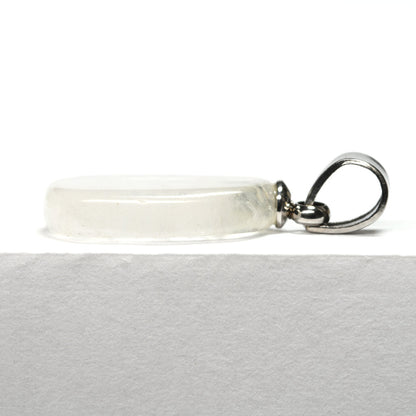 奈良県産 飛鳥桜水晶 ペンダントトップ 22x9.5x5.5mm #RJ238