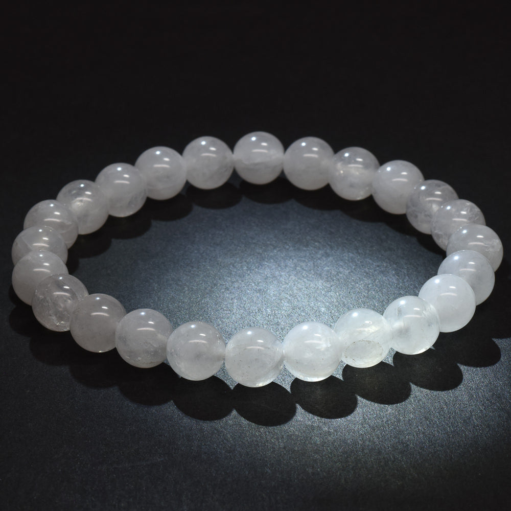 [高品質] 奈良県産 飛鳥桜水晶 ブレスレット 8mm #RJ277