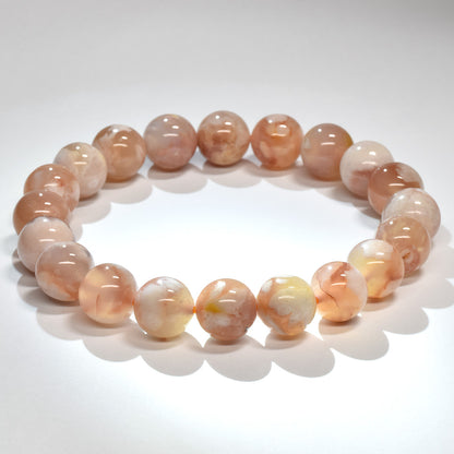 サクラアゲート ブレスレット 10mm #RJ286