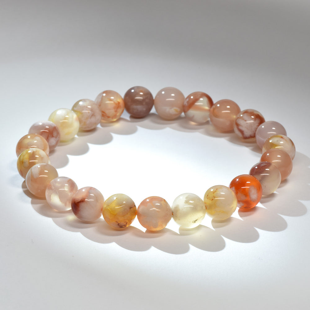 サクラアゲート ブレスレット 8.5mm #RJ287