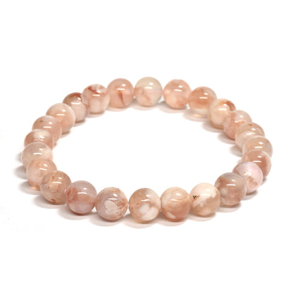 サクラアゲート ブレスレット 8mm #RJ288