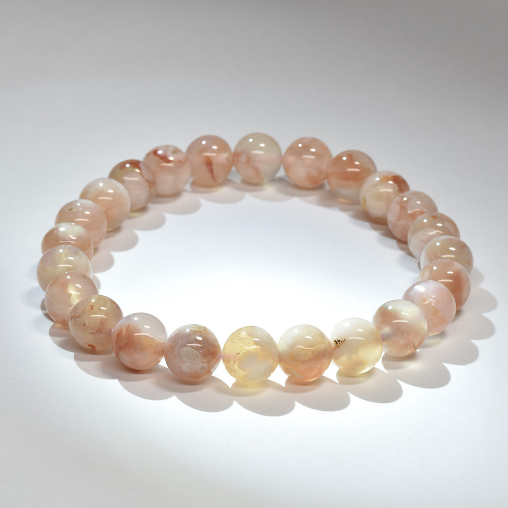 サクラアゲート ブレスレット 8mm #RJ288