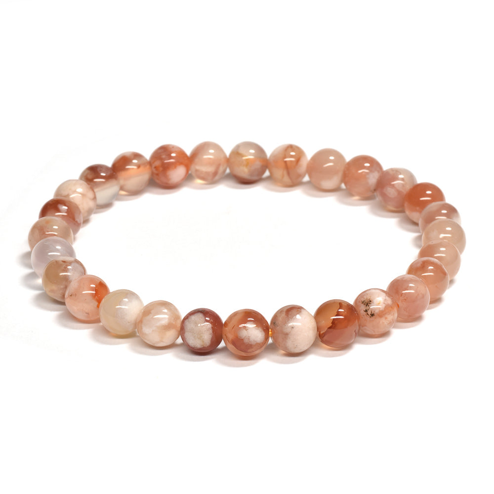 サクラアゲート ブレスレット 7mm #RJ289