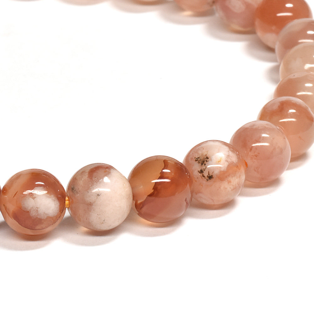 サクラアゲート ブレスレット 7mm #RJ289