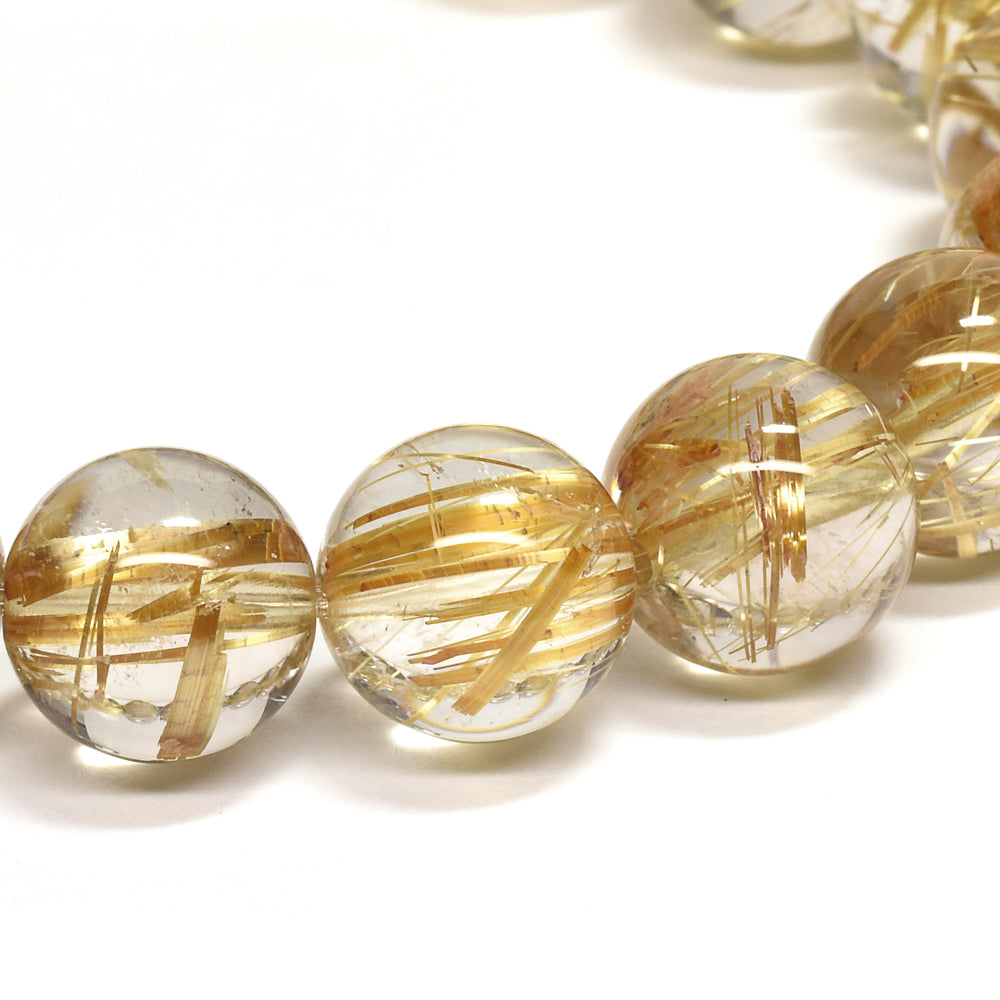 タイチンルチルクォーツ ブレスレット 10mm #RK003