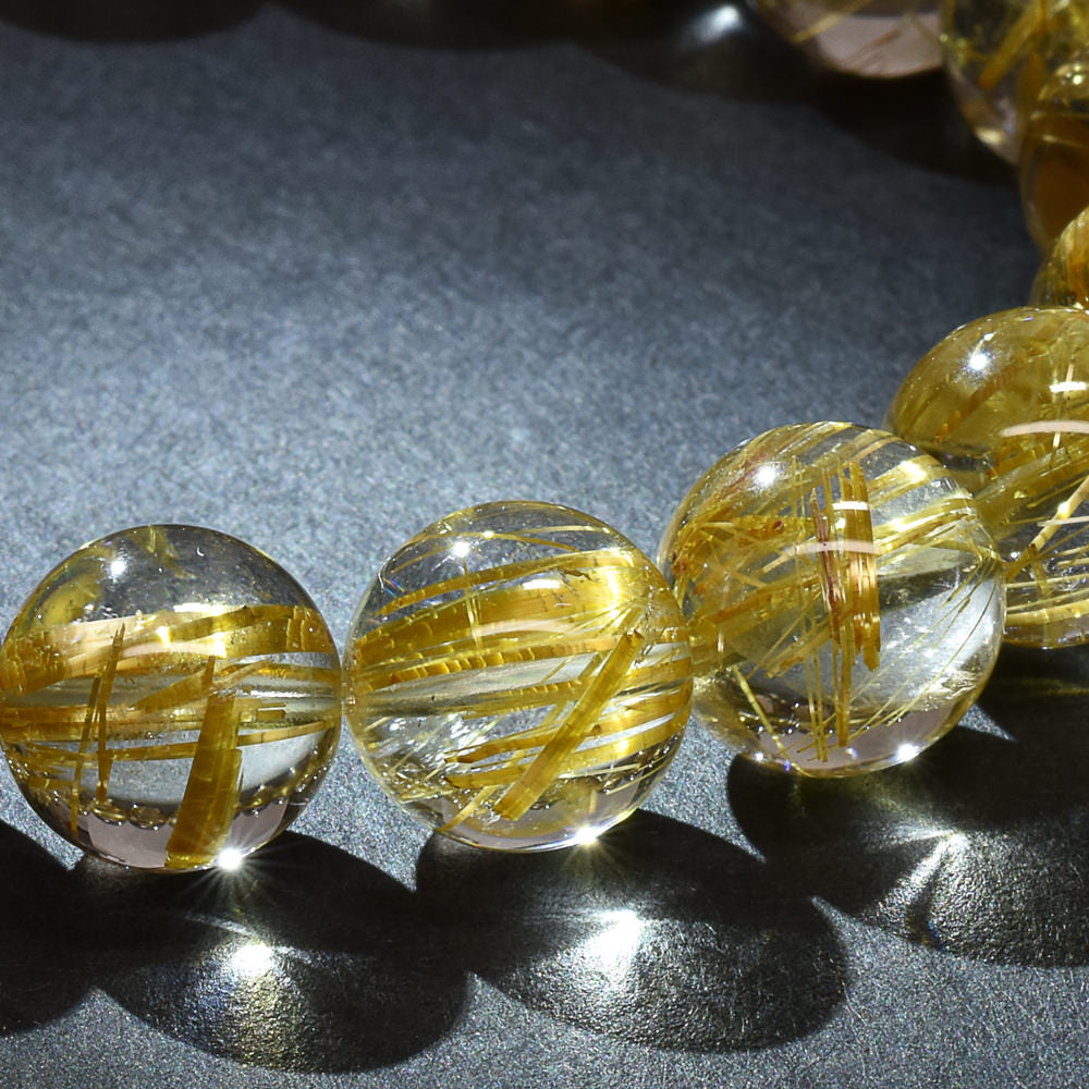 タイチンルチルクォーツ ブレスレット 10mm #RK003