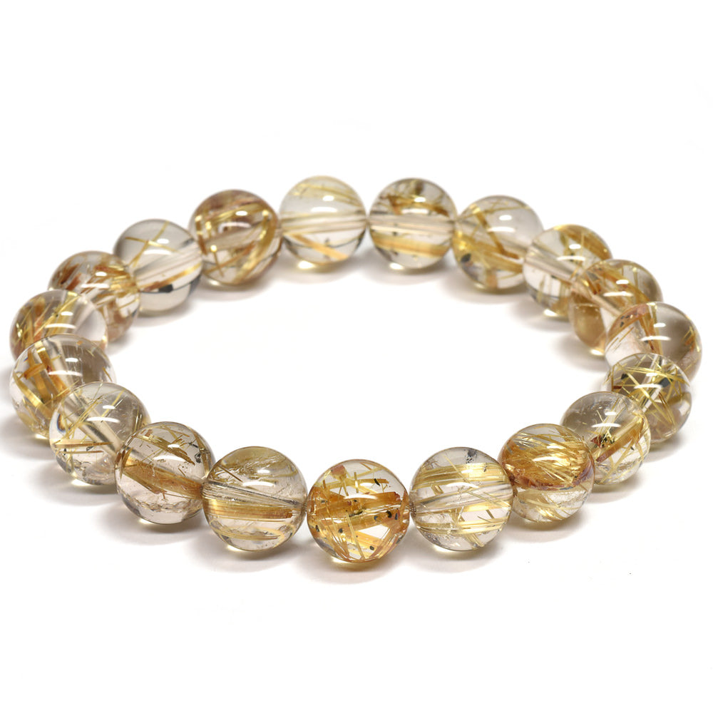 タイチンルチルクォーツ ブレスレット 10-10.5mm #RK004