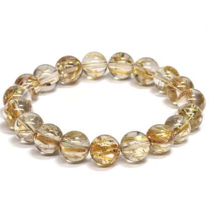 タイチンルチルクォーツ ブレスレット 10-10.5mm #RK004