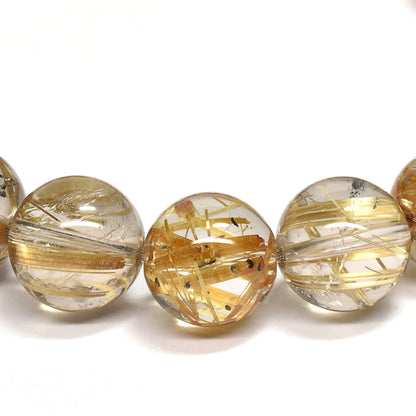 タイチンルチルクォーツ ブレスレット 10-10.5mm #RK004