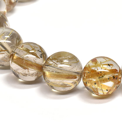 タイチンルチルクォーツ ブレスレット 10-10.5mm #RK004