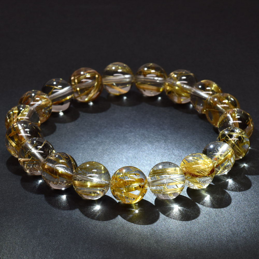 タイチンルチルクォーツ ブレスレット 10-10.5mm #RK004