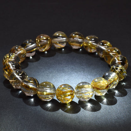 タイチンルチルクォーツ ブレスレット 10-10.5mm #RK004