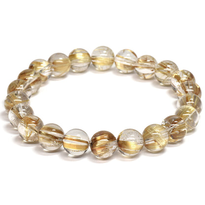 タイチンルチルクォーツ ブレスレット 9mm #RK005