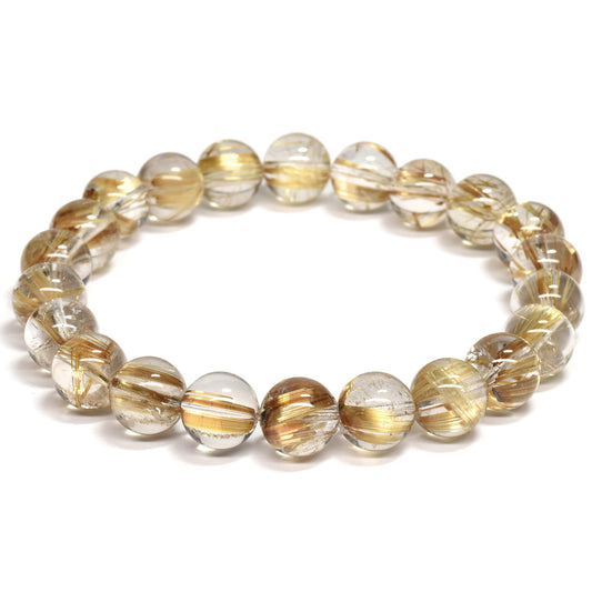 タイチンルチルクォーツ ブレスレット 9mm #RK005