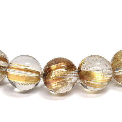 タイチンルチルクォーツ ブレスレット 9mm #RK005