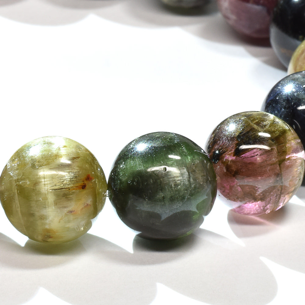 キャッツアイトルマリン ブレスレット 11.5mm #RK012 – premium stone
