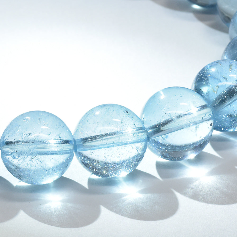 ブルートパーズ ブレスレット 9.5mm #RK018