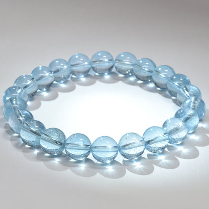 ブルートパーズ ブレスレット 9mm #RK019