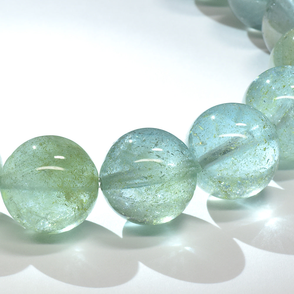 グリーン・ブルートパーズ ブレスレット 10.5mm #RK020