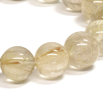 ゴールドルチルクォーツ ブレスレット 13.5mm #RK022