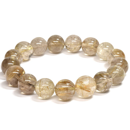 ゴールドルチルクォーツ ブレスレット 13mm #RK023