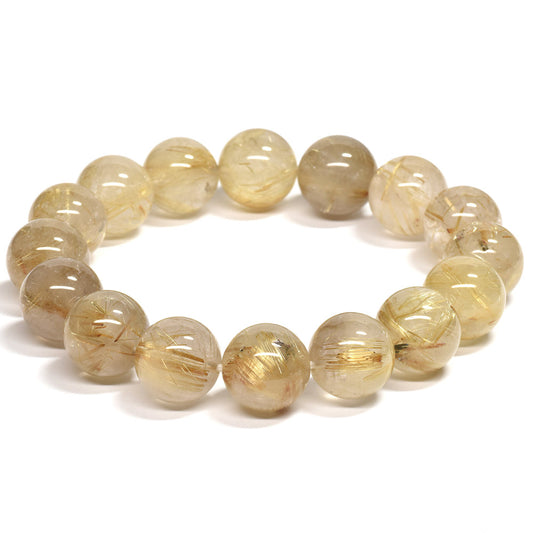 ゴールドルチルクォーツ ブレスレット 13-13.5mm #RK025