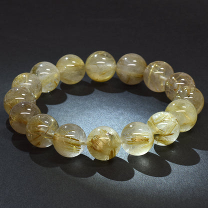 ゴールドルチルクォーツ ブレスレット 13-13.5mm #RK025