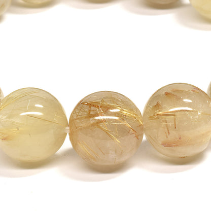 ゴールドルチルクォーツ ブレスレット 13.5mm #RK026