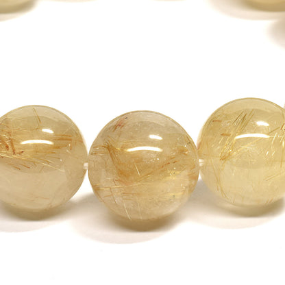 ゴールドルチルクォーツ ブレスレット 14-14.5mm #RK027