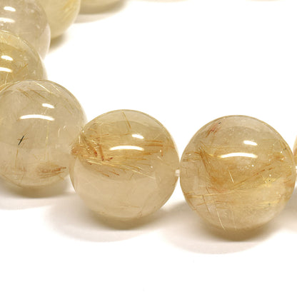 ゴールドルチルクォーツ ブレスレット 14-14.5mm #RK027