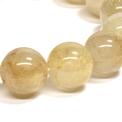 ゴールドルチルクォーツ ブレスレット 14-14.5mm #RK027