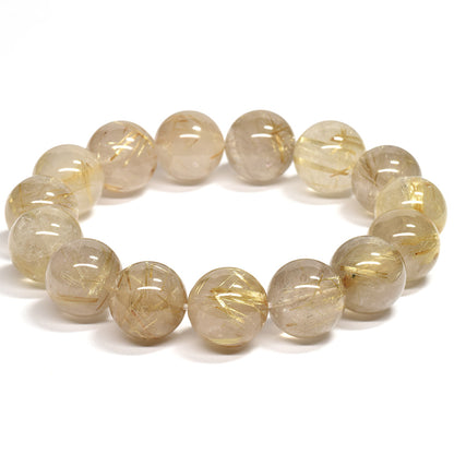ゴールドルチルクォーツ ブレスレット 15mm #RK028