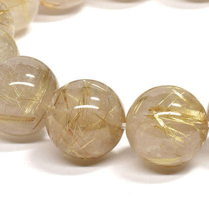 ゴールドルチルクォーツ ブレスレット 15mm #RK028