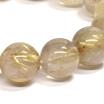 ゴールドルチルクォーツ ブレスレット 15mm #RK028