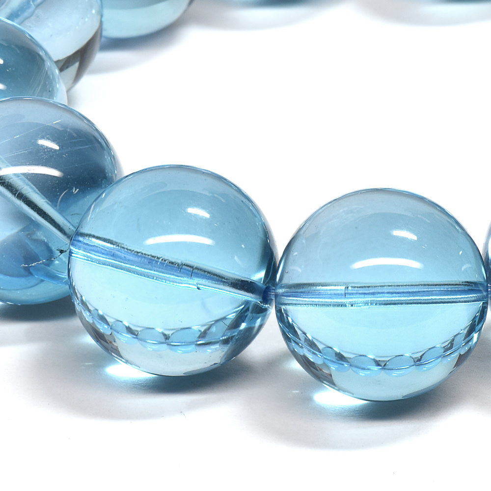 [大玉]スイスブルートパーズ ブレスレット 18.5mm #RK086