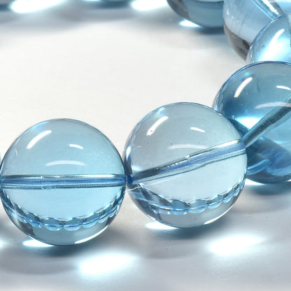 [大玉]スイスブルートパーズ ブレスレット 18.5mm #RK086