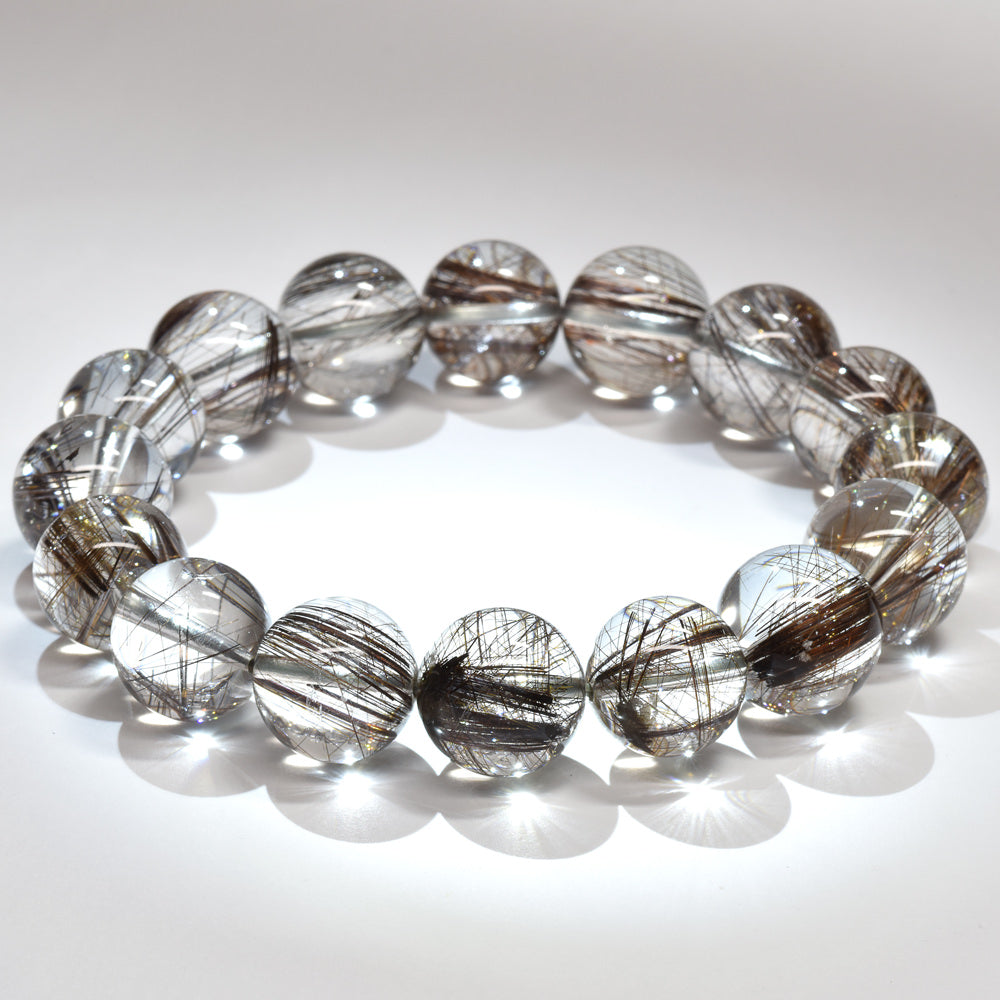 ブロンズルチルクォーツ ブレスレット 13-13.5mm #RK093