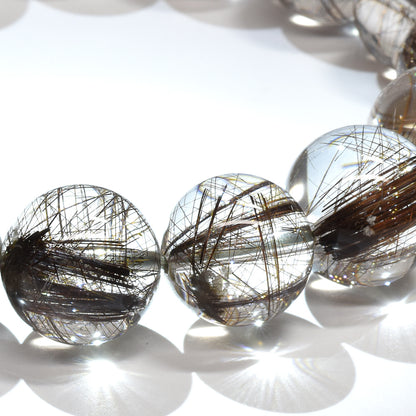 ブロンズルチルクォーツ ブレスレット 13-13.5mm #RK093