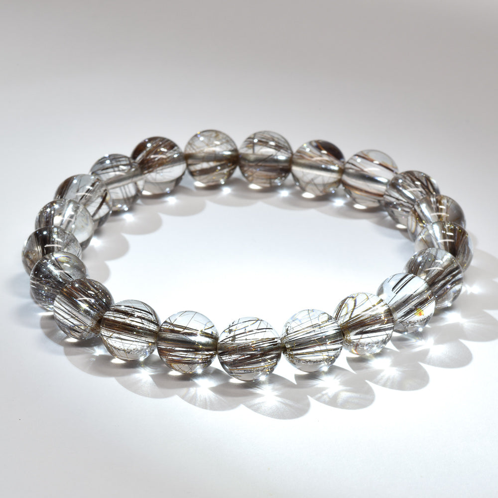 ブロンズルチルクォーツ ブレスレット 9mm #RK095