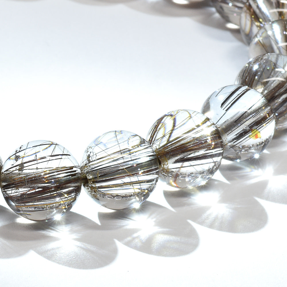 ブロンズルチルクォーツ ブレスレット 9mm #RK095