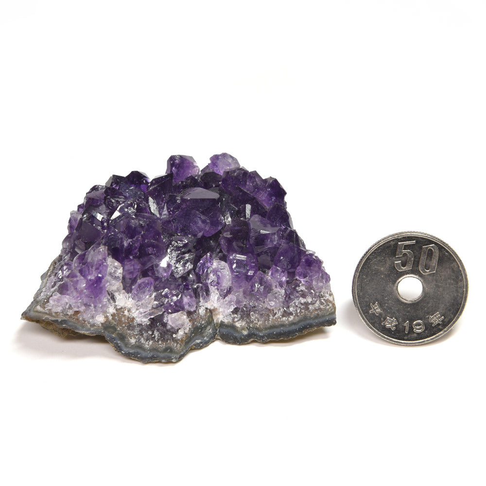 ウルグアイ産アメジスト クラスター 55.5x36x25.7mm #RK100
